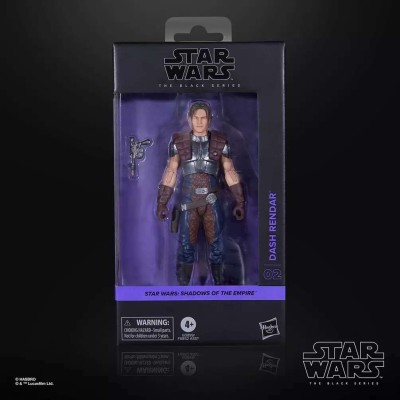 HASBRO STAR WARS THE BLACK SERIES DASH RENDAR PVC ACTION FIGURE