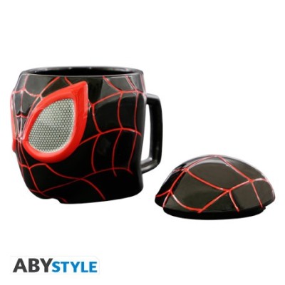 MARVEL SPIDER-MAN MILES MORALES 3D MUG TAZZA IN CERAMICA ABYSTYLE