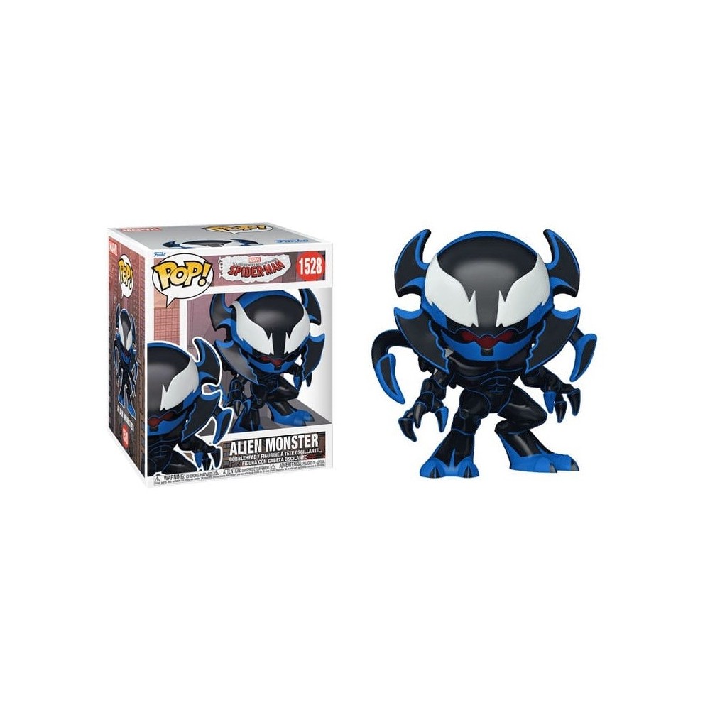 FUNKO POP! SUPER SIZED FRIENDLY NEIGHBORHOOD OF SPIDER-MAN ALIEN MONSTER BOBBLE HEAD FIGURE FUNKO