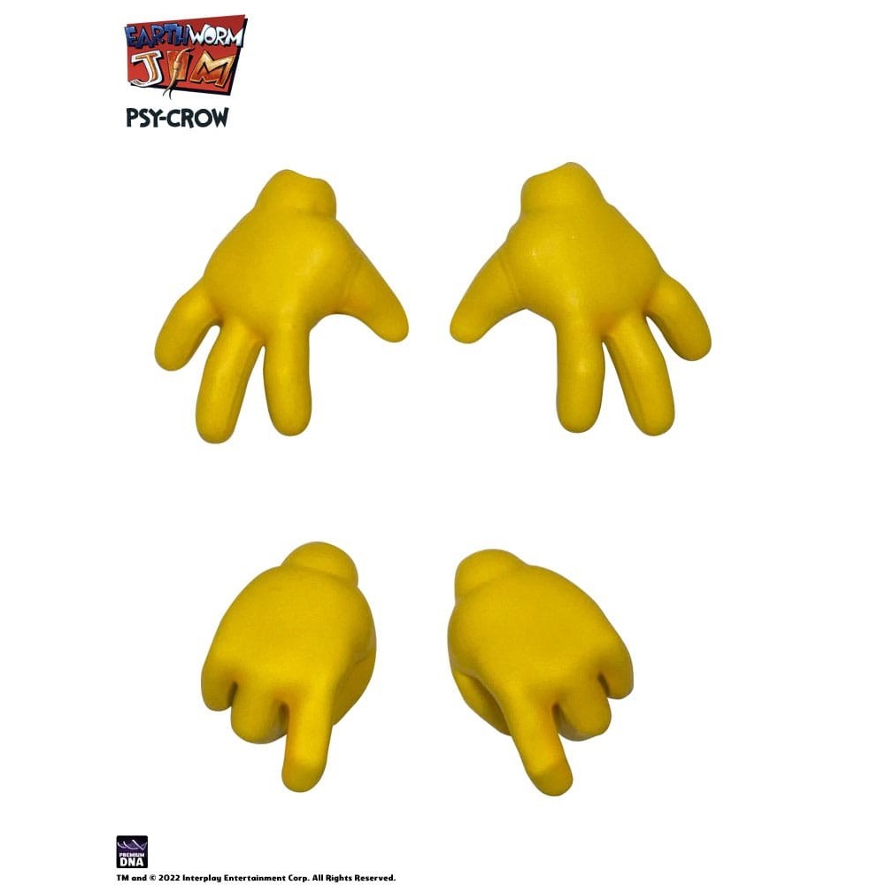 PREMIUM DNA TOYS EARTHWORM JIM PSY-CROW WAVE 1 ACTION FIGURE