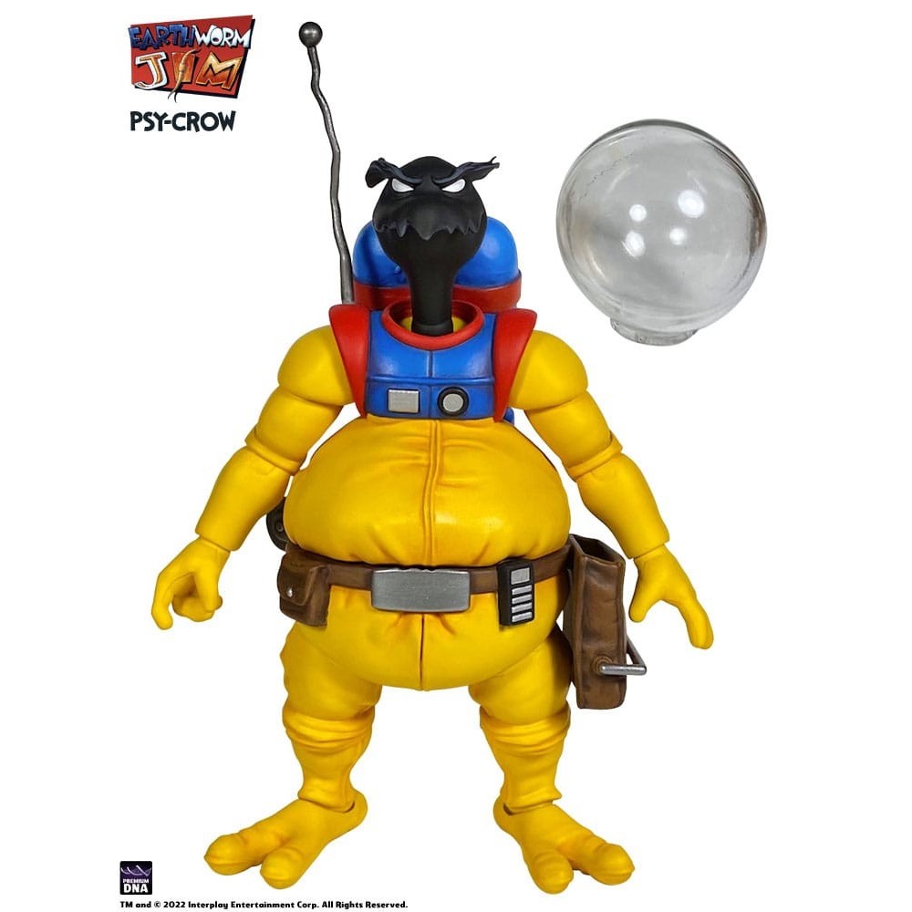 PREMIUM DNA TOYS EARTHWORM JIM PSY-CROW WAVE 1 ACTION FIGURE