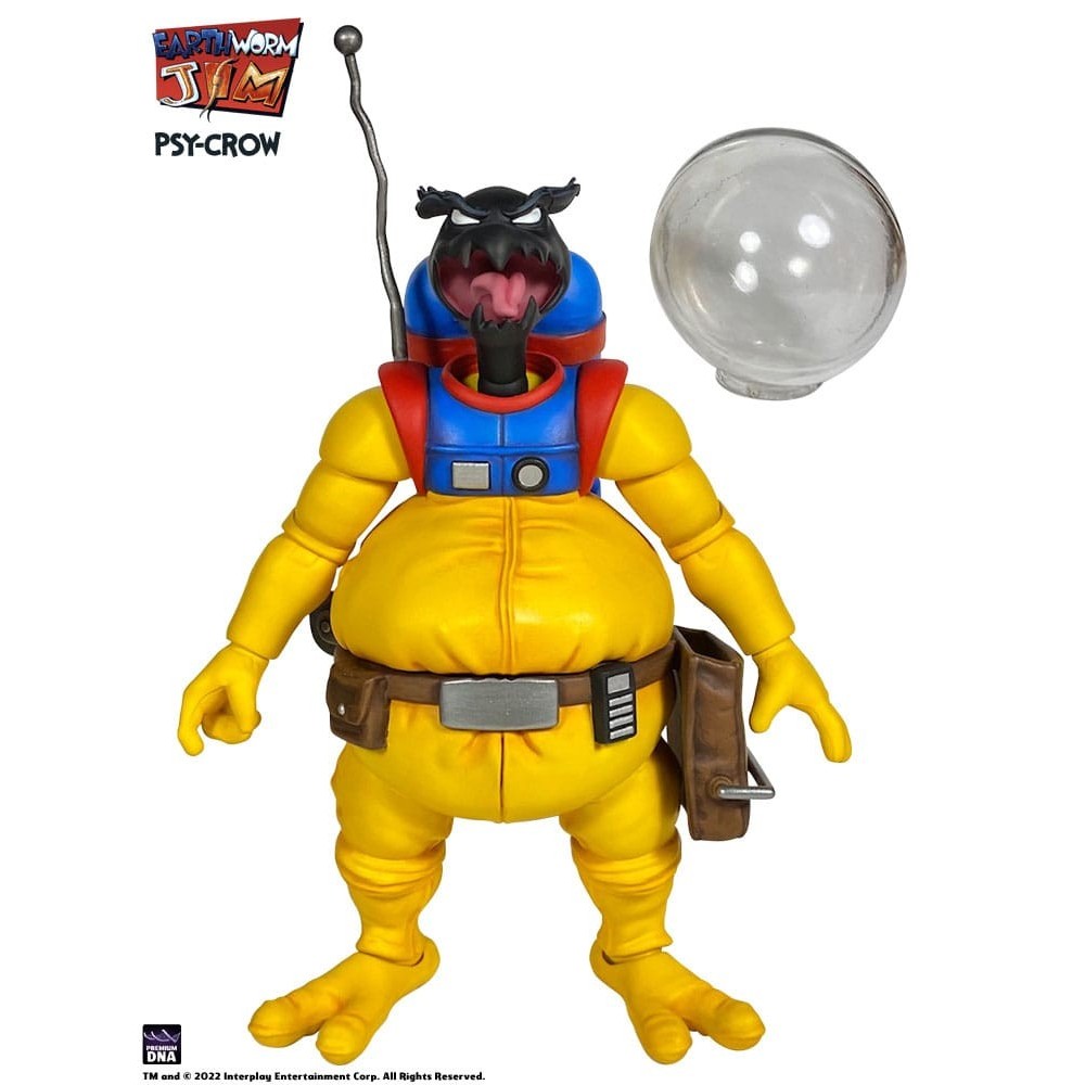 PREMIUM DNA TOYS EARTHWORM JIM PSY-CROW WAVE 1 ACTION FIGURE