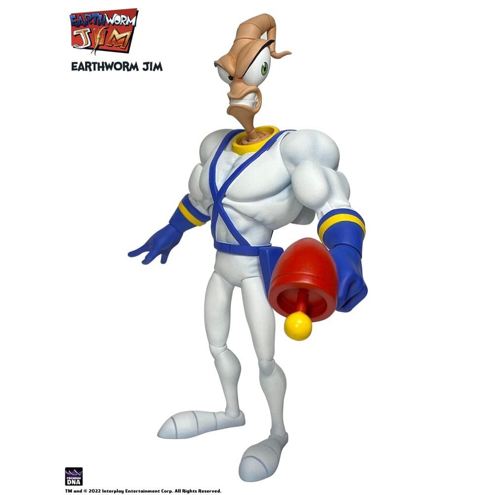PREMIUM DNA TOYS EARTHWORM JIM AND SNOT WAVE 1 ACTION FIGURE