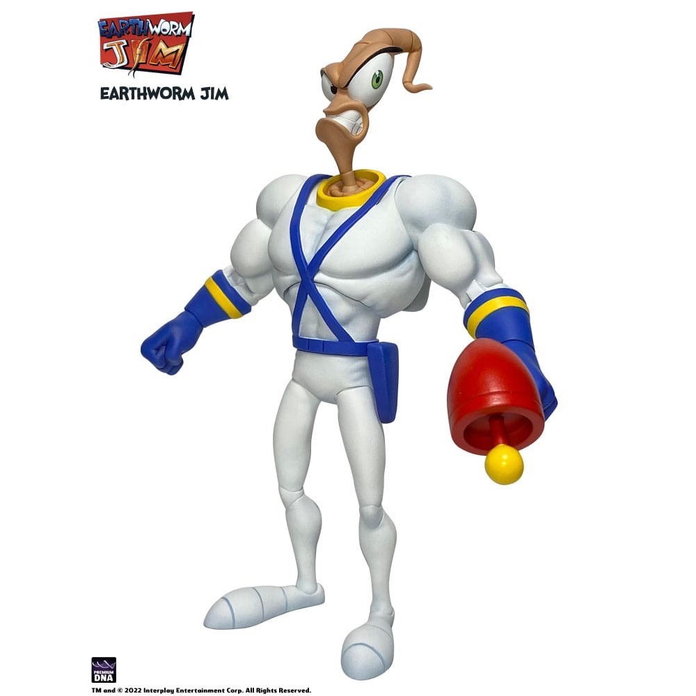 PREMIUM DNA TOYS EARTHWORM JIM AND SNOT WAVE 1 ACTION FIGURE