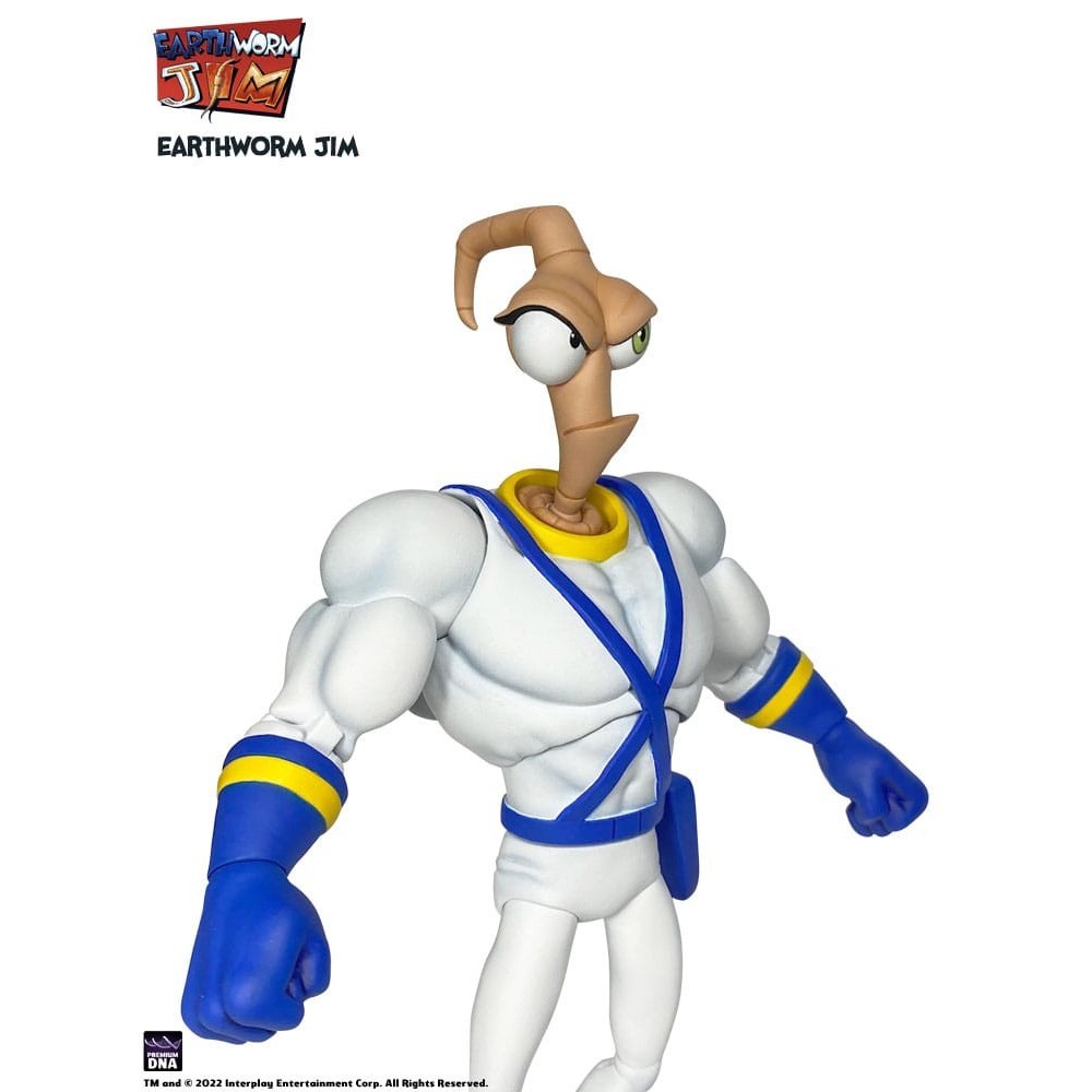PREMIUM DNA TOYS EARTHWORM JIM AND SNOT WAVE 1 ACTION FIGURE