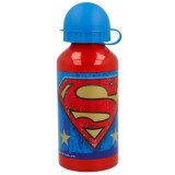 SUPERMAN BORRACCIA BOTTIGLIA METALLO 400ML STOR