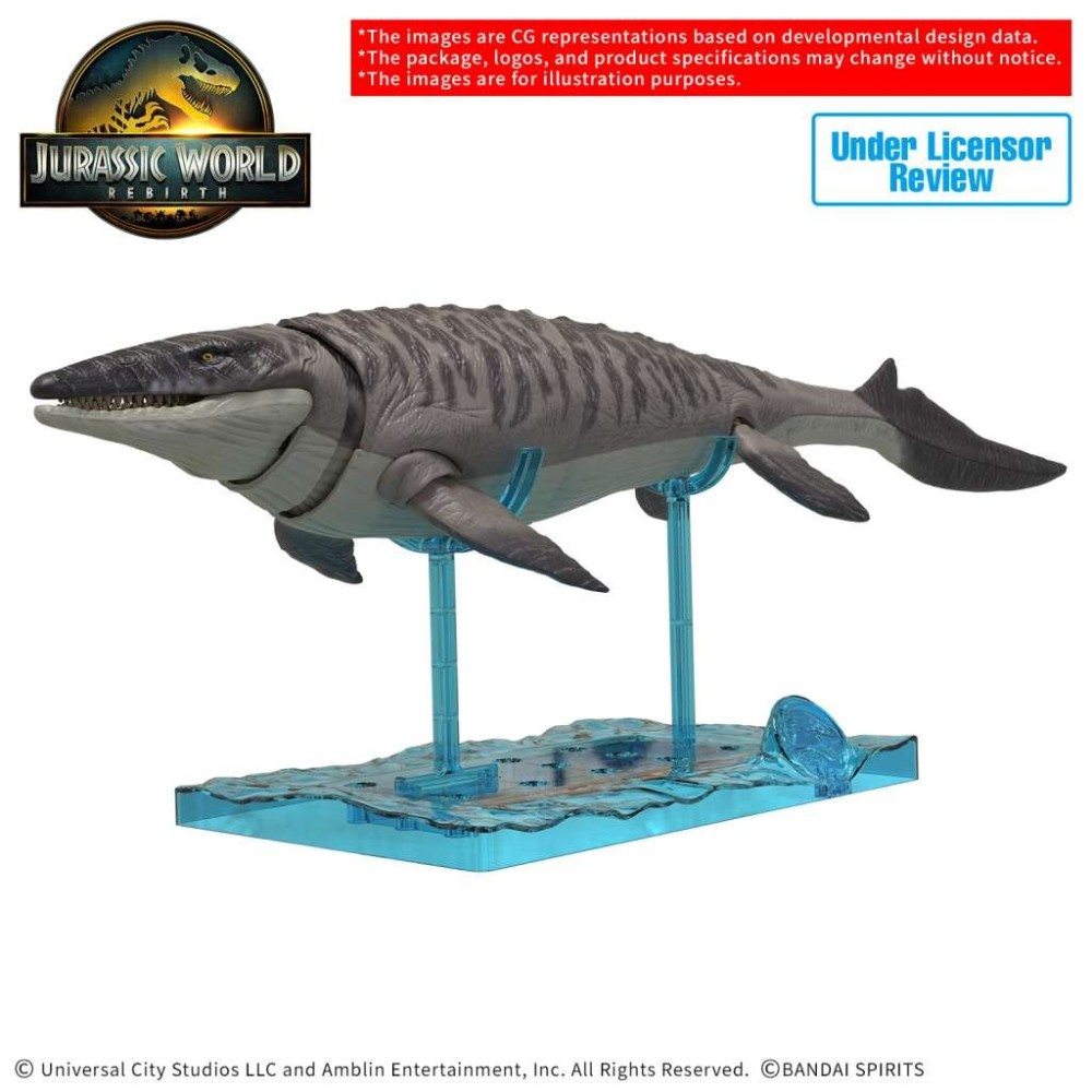 PLANNOSAURUS JURASSIC WORLD REBIRTH MOSASAURUS MODEL KIT ACTION FIGURE BANDAI