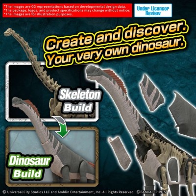 BANDAI PLANNOSAURUS JURASSIC WORLD REBIRTH TITANOSAURUS PVC MODEL KIT