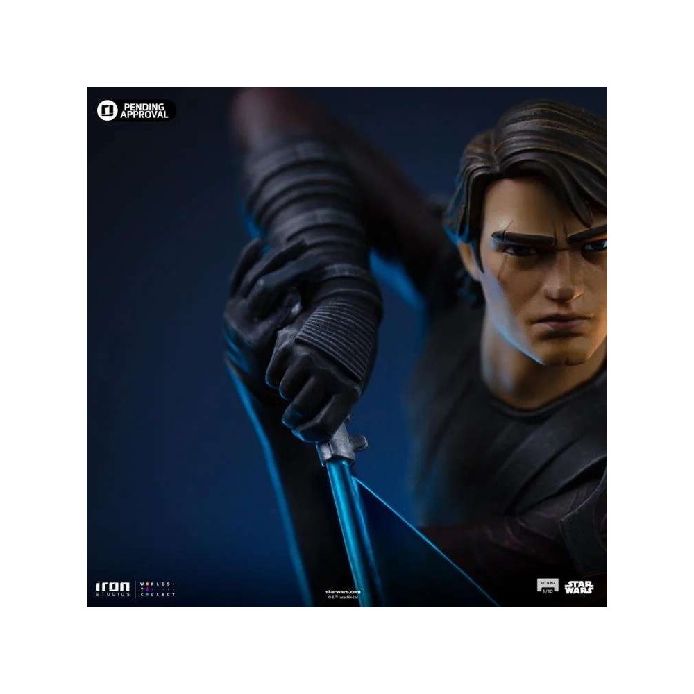 IRON STUDIOS STAR WARS THE CLONE WARS ANAKIN SKYWALKER ART SCALE 1/10 STATUE RESIN FIGURE