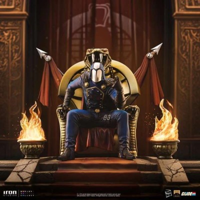 G.I. JOE COBRA COMMANDER ART SCALE 1/10 STATUA FIGURE IRON STUDIOS