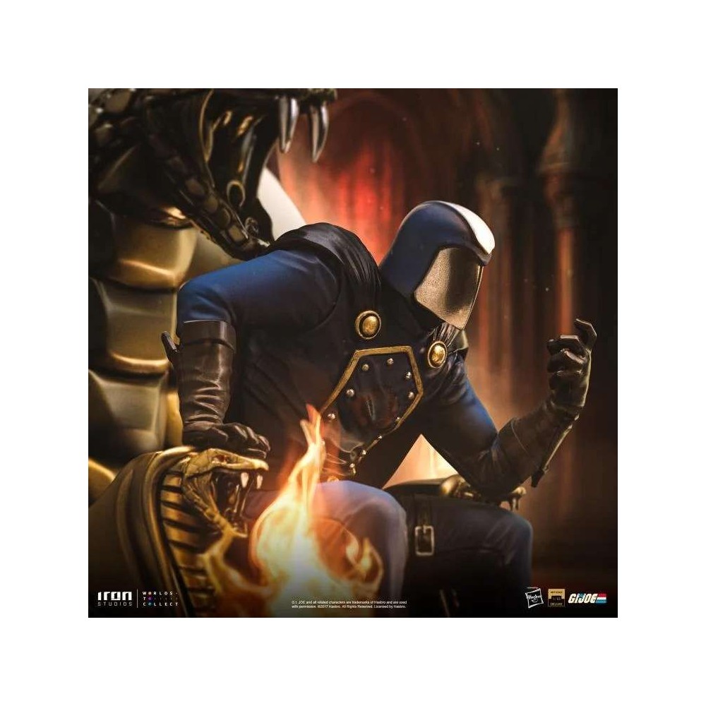 G.I. JOE COBRA COMMANDER ART SCALE 1/10 STATUA FIGURE IRON STUDIOS