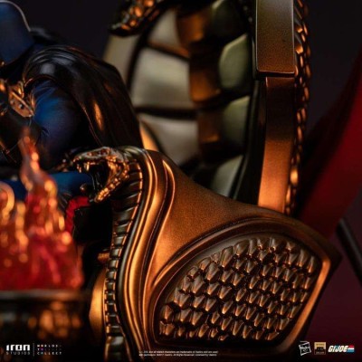 G.I. JOE COBRA COMMANDER ART SCALE 1/10 STATUA FIGURE IRON STUDIOS