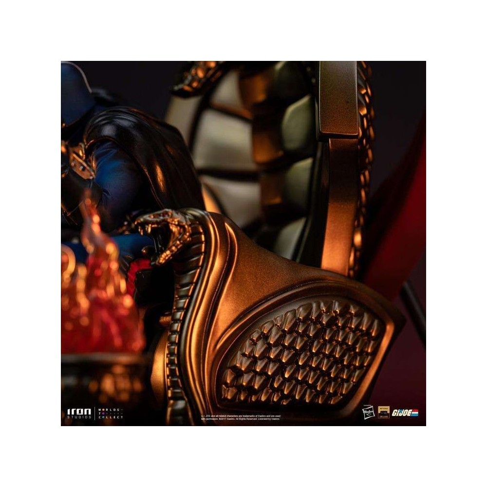 IRON STUDIOS G.I. JOE COBRA COMMANDER ART SCALE 1/10 RESIN STATUE FIGURE