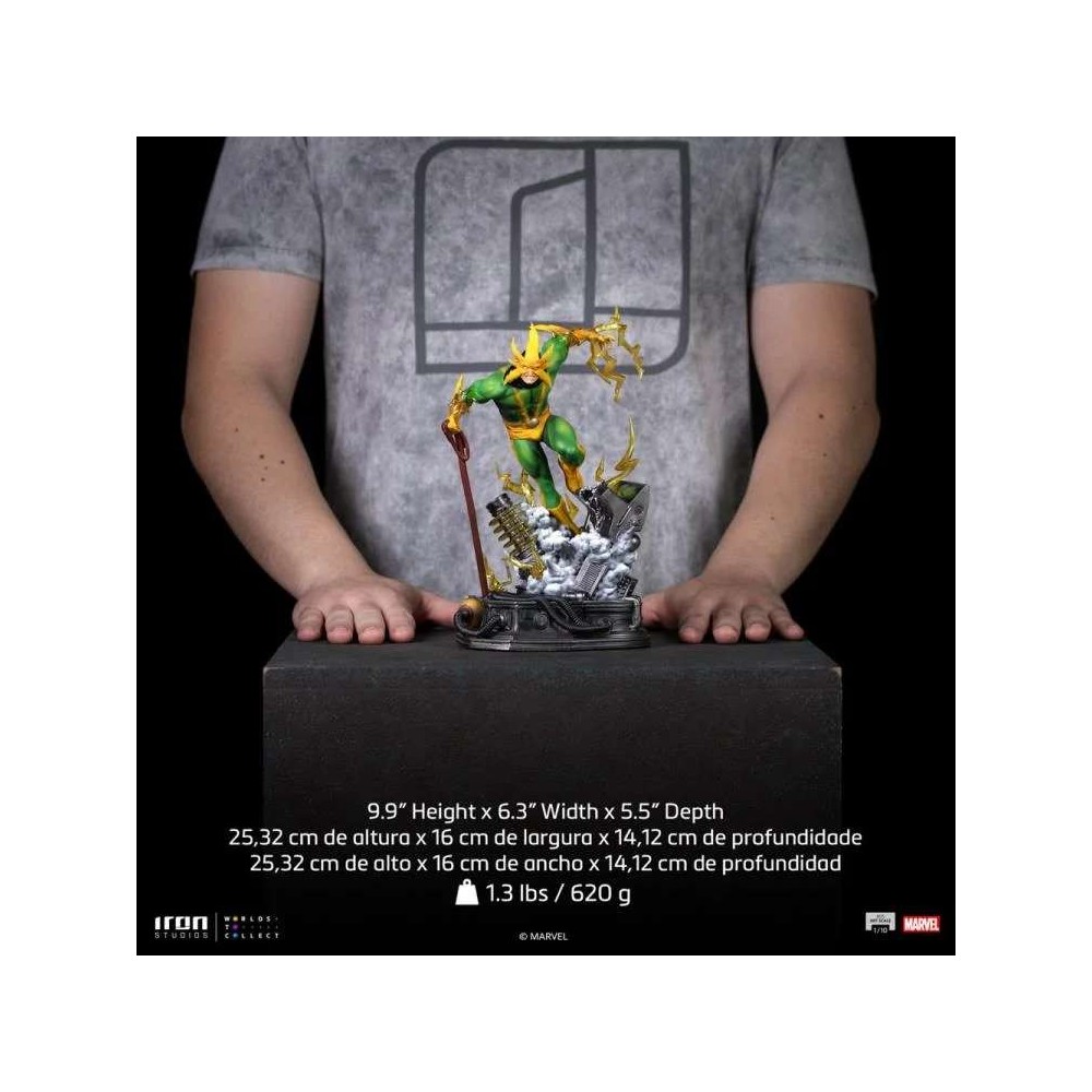 SPIDER-MAN VS VILLAINS ELECTRO BDS ART SCALE 1/10 STATUA FIGURE IRON STUDIOS