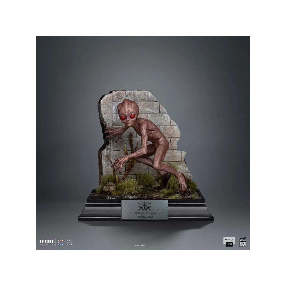 I WANT TO BELIEVE E.T. VARGINHA ART SCALE 1/10 STATUA FIGURE IRON STUDIOS