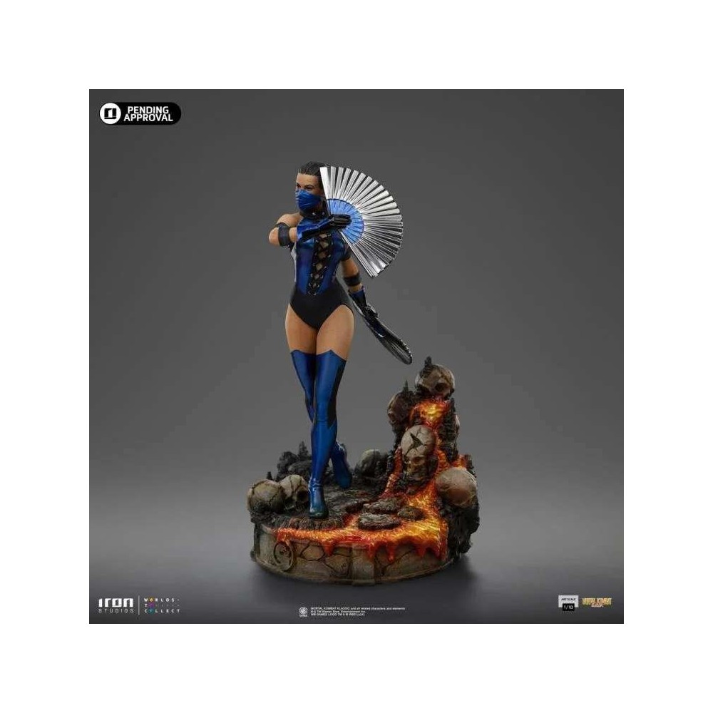 MORTAL KOMBAT ART SCALE KITANA 1/10 STATUA FIGURE IRON STUDIOS