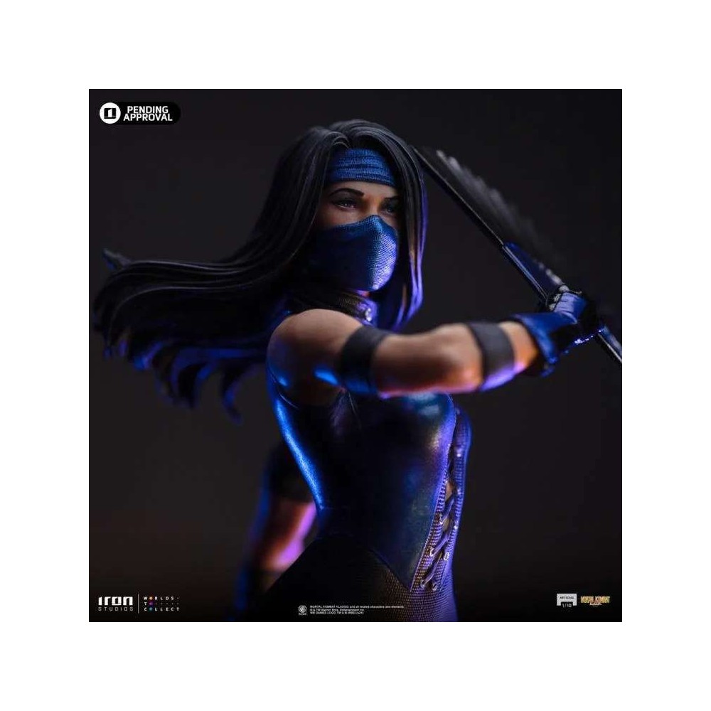 MORTAL KOMBAT ART SCALE KITANA 1/10 STATUA FIGURE IRON STUDIOS