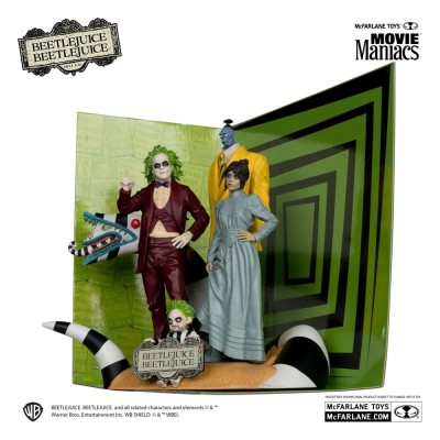 BEETLEJUICE 2 MOVIE MANIACS BEETLEJUICE 4-PACK ACTION FIGURE MC FARLANE