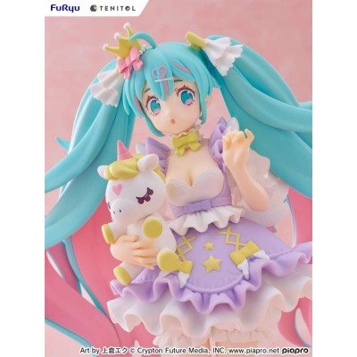 HATSUNE MIKU YUMEKAWA PRINCESS LAVANDER TENITOL FIGURE STATUA FURYU