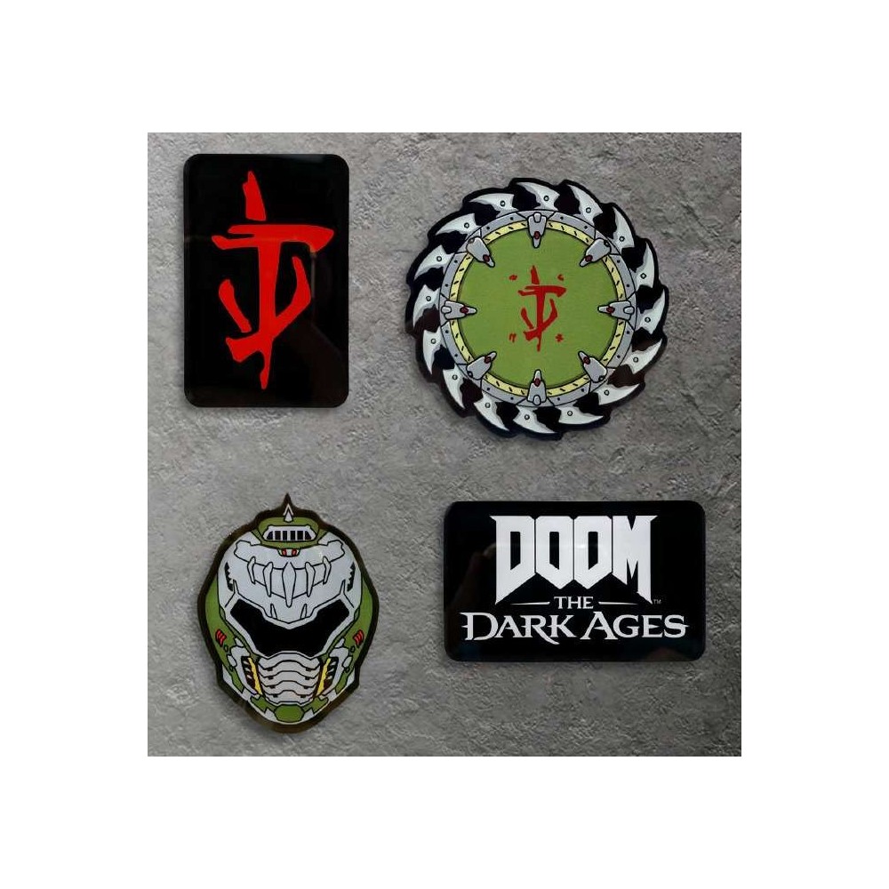 DEVPLUS DOOM THE DARK AGES MAGNET SET ICONS