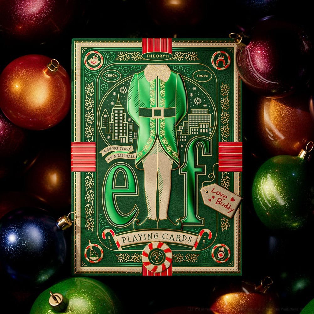 ELF UN ELFO DI NOME BUDDY PREMIUM PLAYING CARDS MAZZO CARTE DA GIOCO THEORY11