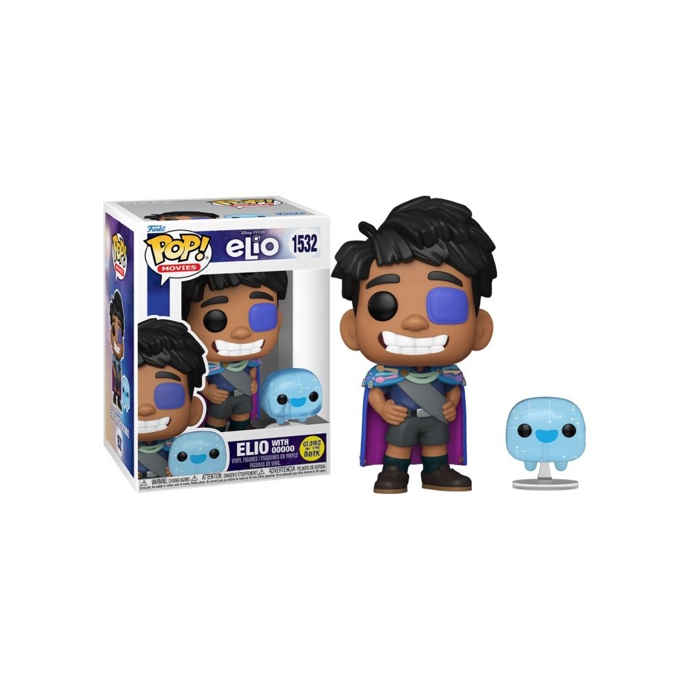 FUNKO FUNKO POP! PIXAR ELIO WITH OOOOO GLOW IN THE DARK BOBBLE HEAD KNOCKER FIGURE