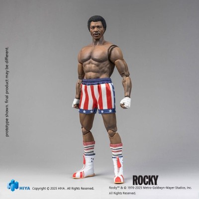 HIYA TOYS ROCKY EXQUISITE SUPER SERIES APOLLO CREED 1/12 SCALE PVC ACTION FIGURE