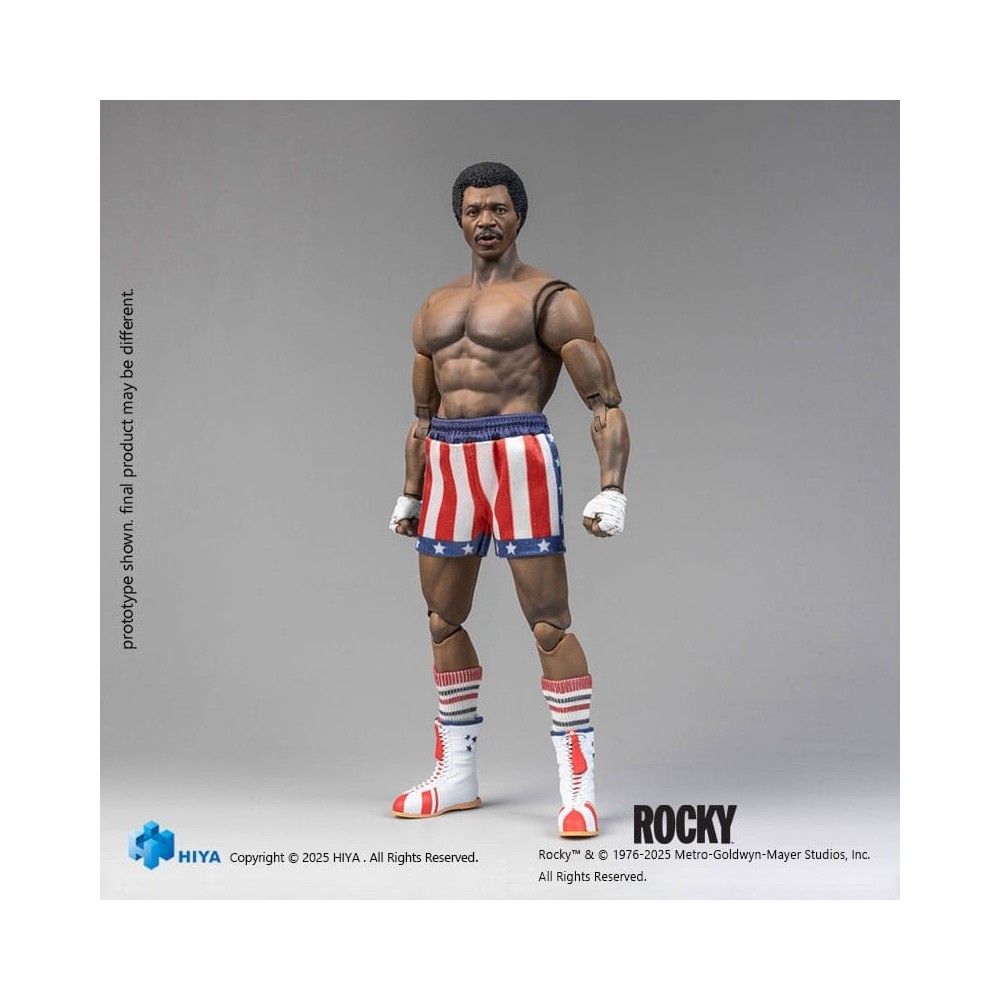 ROCKY EXQUISITE SUPER SERIES APOLLO CREED 1/12 ACTION FIGURE HIYA TOYS
