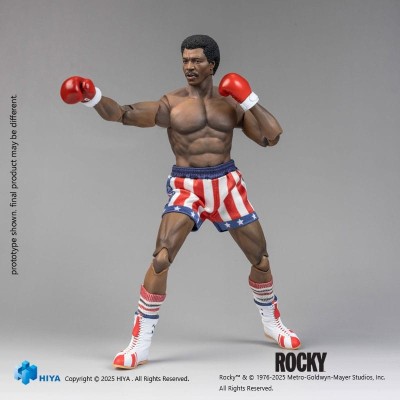 HIYA TOYS ROCKY EXQUISITE SUPER SERIES APOLLO CREED 1/12 SCALE PVC ACTION FIGURE