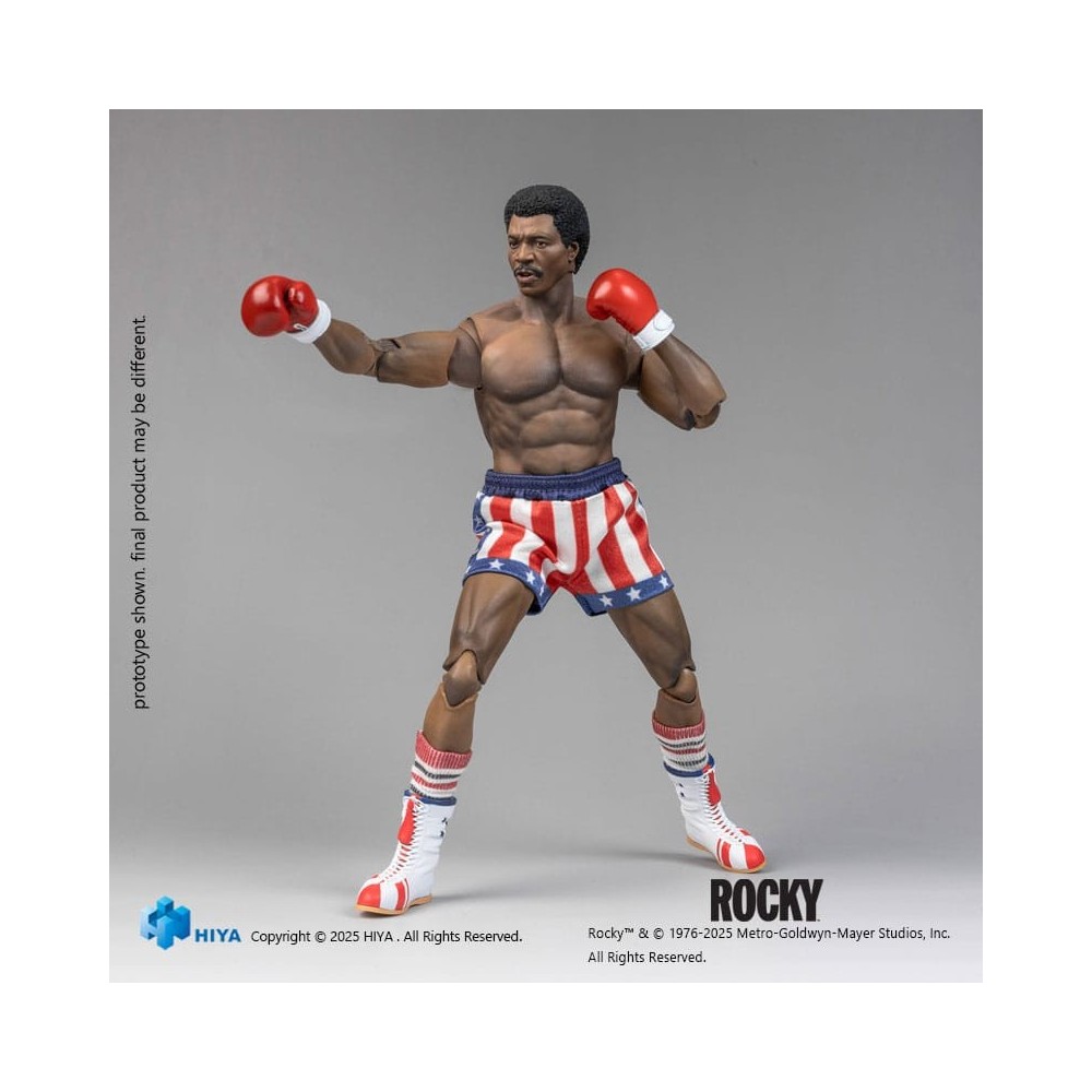 ROCKY EXQUISITE SUPER SERIES APOLLO CREED 1/12 ACTION FIGURE HIYA TOYS