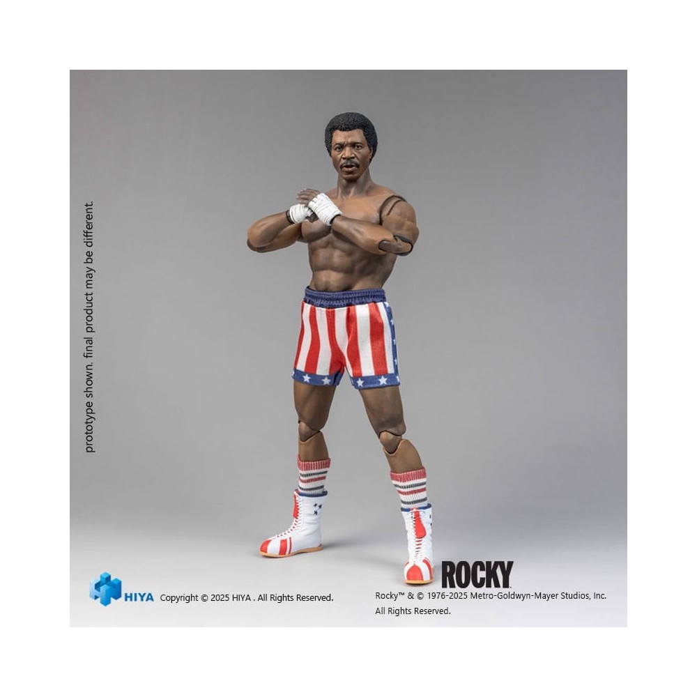 ROCKY EXQUISITE SUPER SERIES APOLLO CREED 1/12 ACTION FIGURE HIYA TOYS