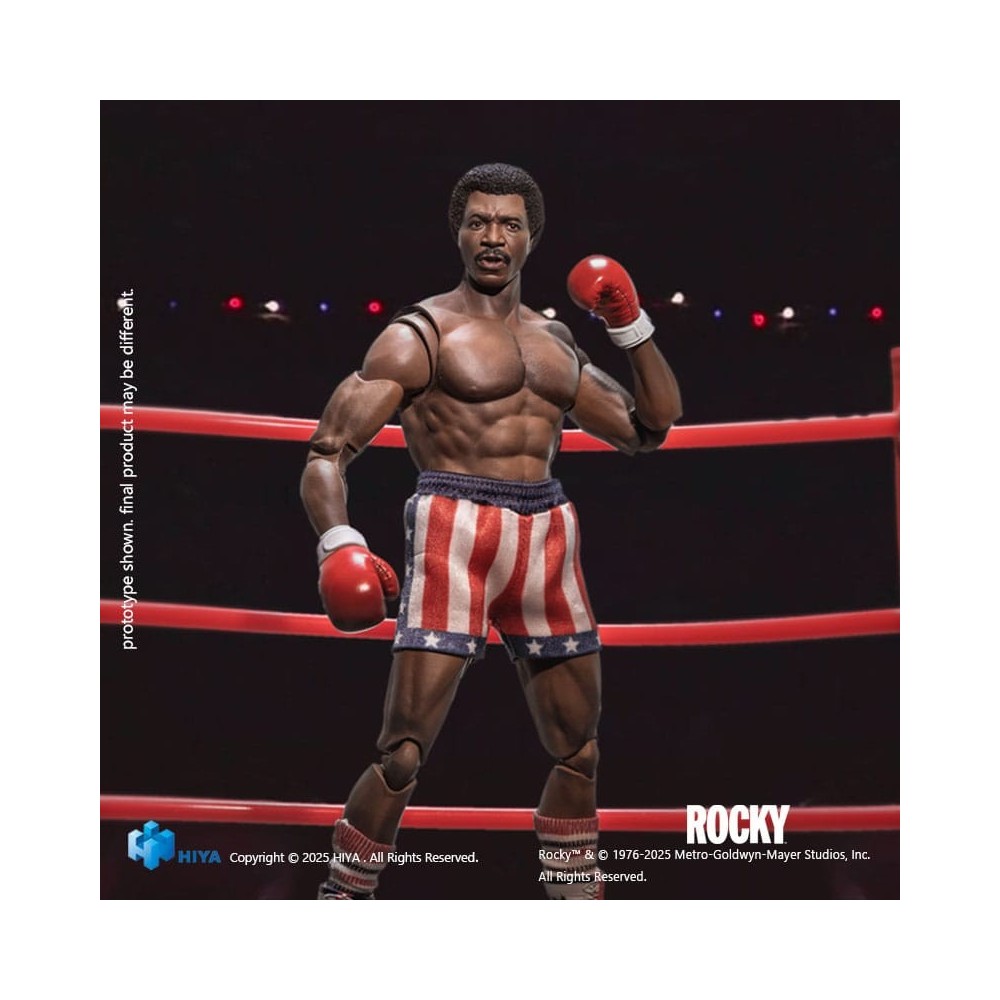 ROCKY EXQUISITE SUPER SERIES APOLLO CREED 1/12 ACTION FIGURE HIYA TOYS