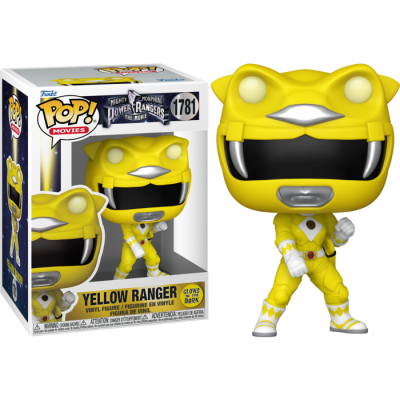 FUNKO FUNKO POP! POWER RANGERS THE MOVIE 1995 YELLOW RANGER GLOW IN THE DARK FIGURE