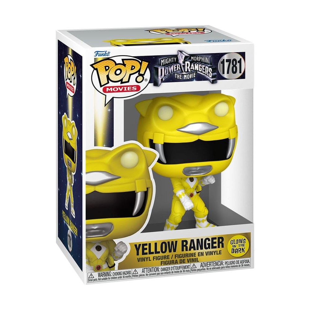 FUNKO FUNKO POP! POWER RANGERS THE MOVIE 1995 YELLOW RANGER GLOW IN THE DARK FIGURE