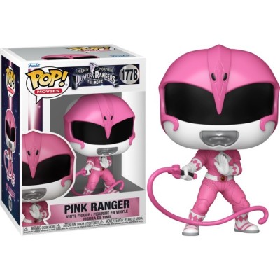 FUNKO FUNKO POP! POWER RANGERS THE MOVIE 1995 PINK RANGER BOBBLE HEAD FIGURE