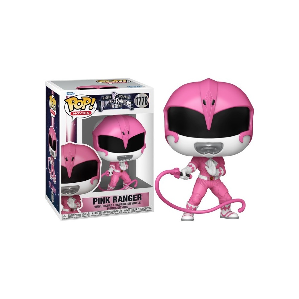 FUNKO FUNKO POP! POWER RANGERS THE MOVIE 1995 PINK RANGER BOBBLE HEAD FIGURE