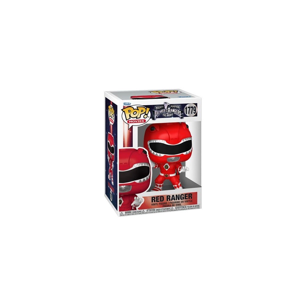 FUNKO FUNKO POP! POWER RANGERS THE MOVIE 1995 RED RANGER BOBBLE HEAD FIGURE