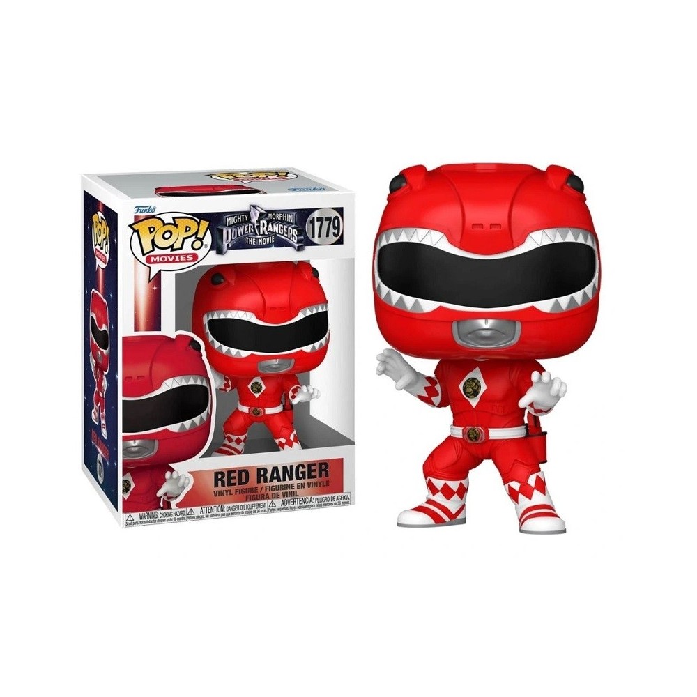 FUNKO FUNKO POP! POWER RANGERS THE MOVIE 1995 RED RANGER BOBBLE HEAD FIGURE