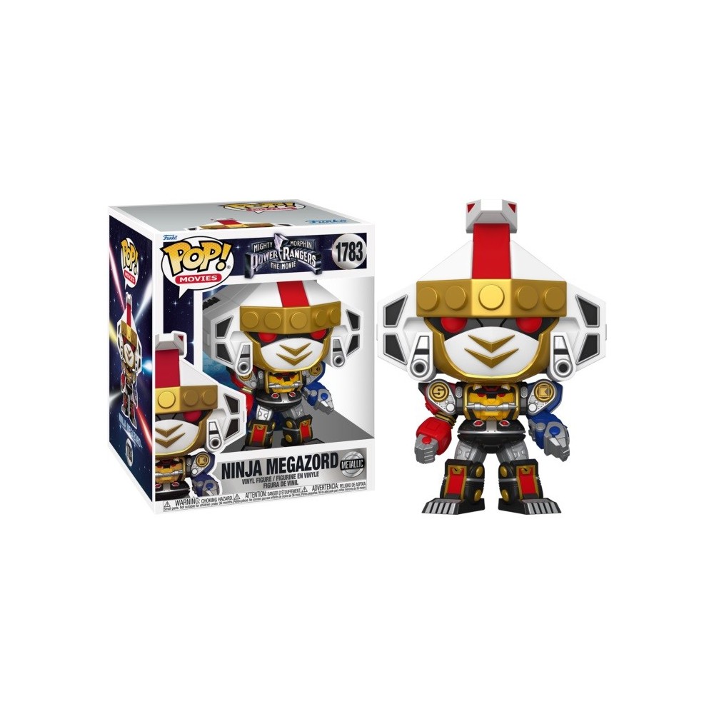 FUNKO FUNKO POP! POWER RANGERS THE MOVIE 1995 NINJA MEGAZORD METALLIC SUPERSIZED FIGURE