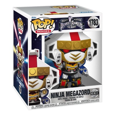 FUNKO FUNKO POP! POWER RANGERS THE MOVIE 1995 NINJA MEGAZORD METALLIC SUPERSIZED FIGURE