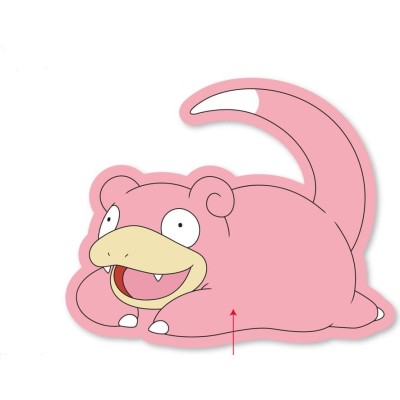 HERDING POKEMON SLOWPOKE PILLOW 36X35CM