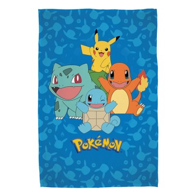 POKEMON STARTERS COPERTA IN PILE 130X160CM HERDING
