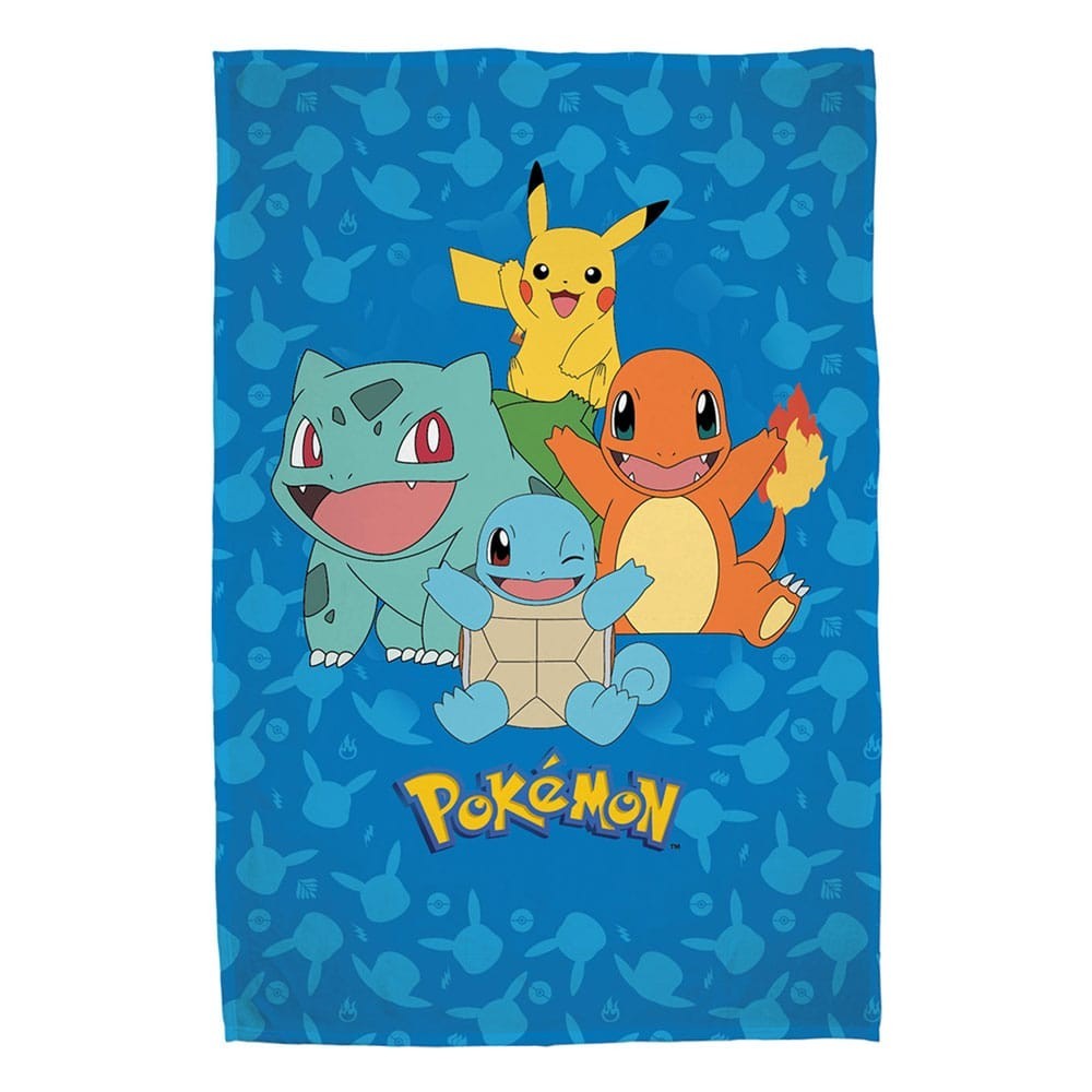 POKEMON STARTERS COPERTA IN PILE 130X160CM HERDING