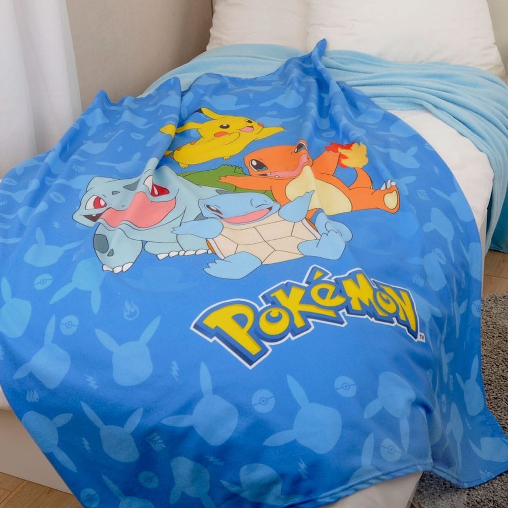 POKEMON STARTERS COPERTA IN PILE 130X160CM HERDING