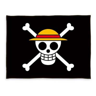 ONE PIECE JOLLY ROGER COPERTA IN PILE 150X200CM HERDING