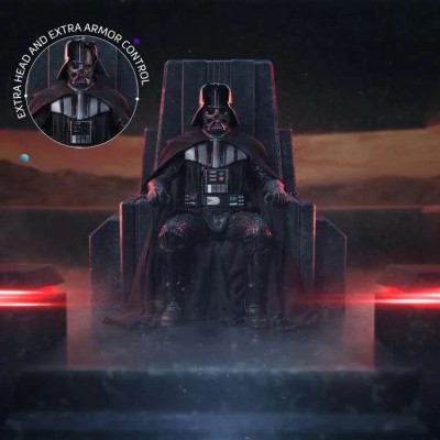 IRON STUDIOS STAR WARS OBI-WAN DARTH VADER ON THRONE ART SCALE DELUXE 1/10 STATUE RESIN FIGURE