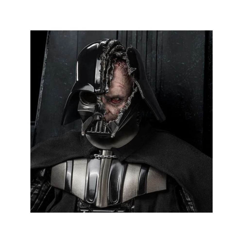 STAR WARS OBI-WAN DARTH VADER ON THRONE ART SCALE DELUXE 1/10 STATUA FIGURE IRON STUDIOS