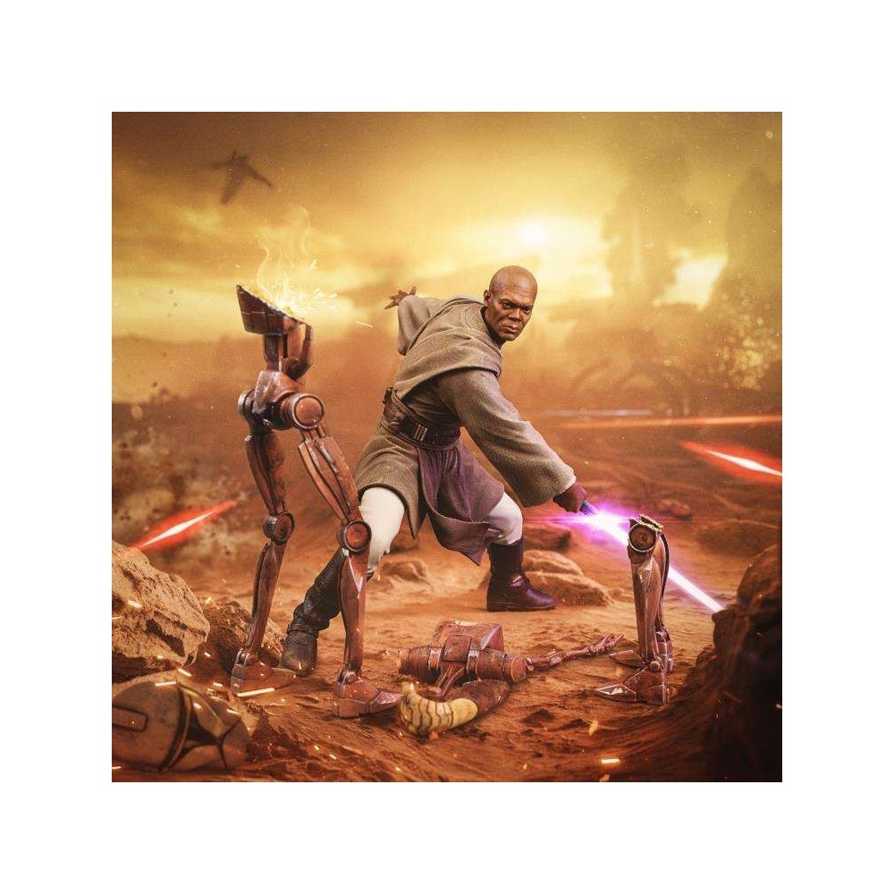 IRON STUDIOS STAR WARS MACE WINDU ART SCALE 1/10 STATUE RESIN FIGURE