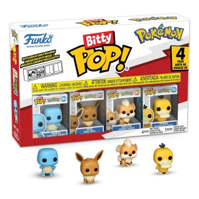 FUNKO BITTY POP! POKEMON 4-PACK SERIES 4 VINYL MINI FIGURE FUNKO