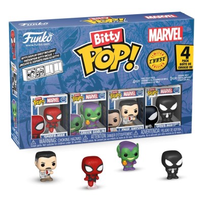 FUNKO BITTY POP! SPIDER-MAN 4-PACK SERIES 1 VINYL MINI FIGURE FUNKO